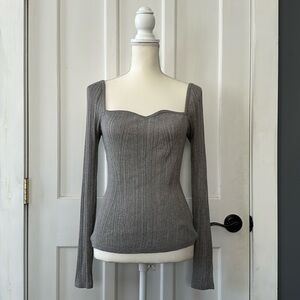 Banana republic silver top